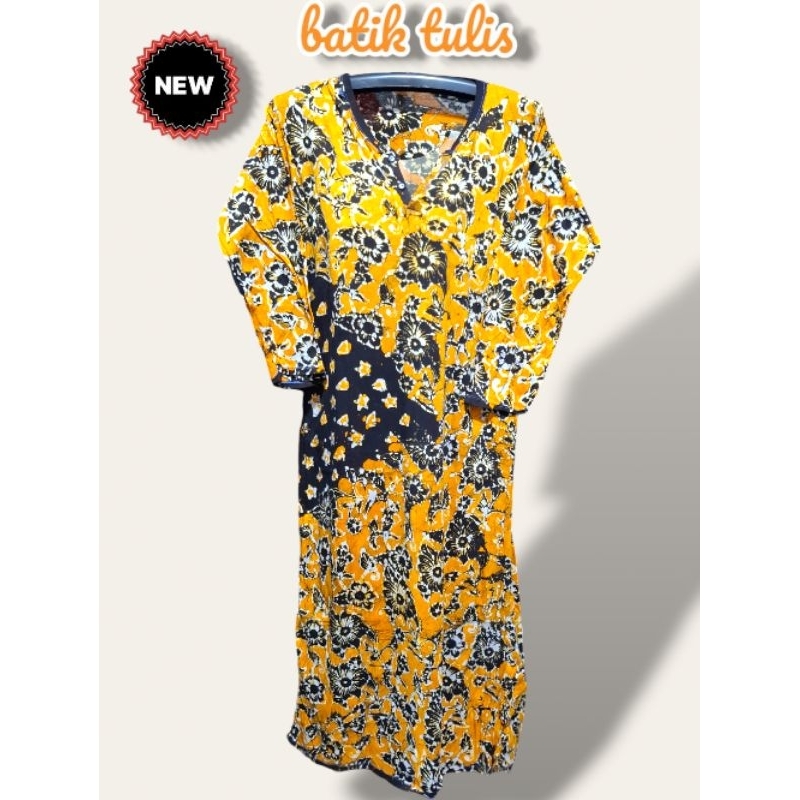 dress batik tulis dewasa gamis batik tulis tuban longgres batik tulis
