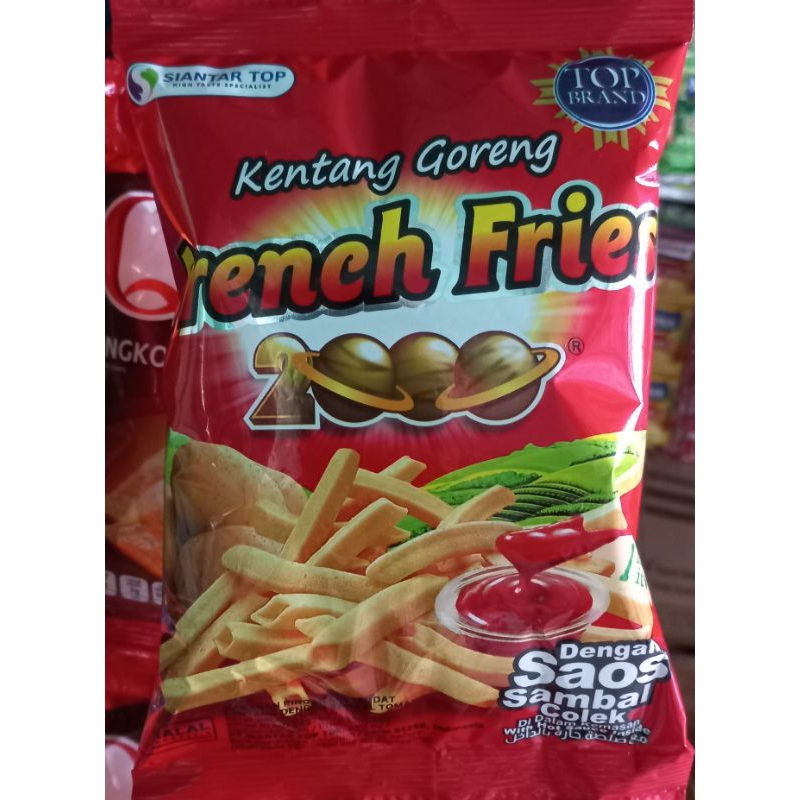 

Kentang Goreng French Fries 1 Renceng Isi 10 Bungkus @16g