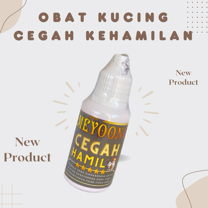 Vitamin Cegah Kehamilan Pada Kucing 30ml || KB KUCING CEGAH HAMIL KUCING