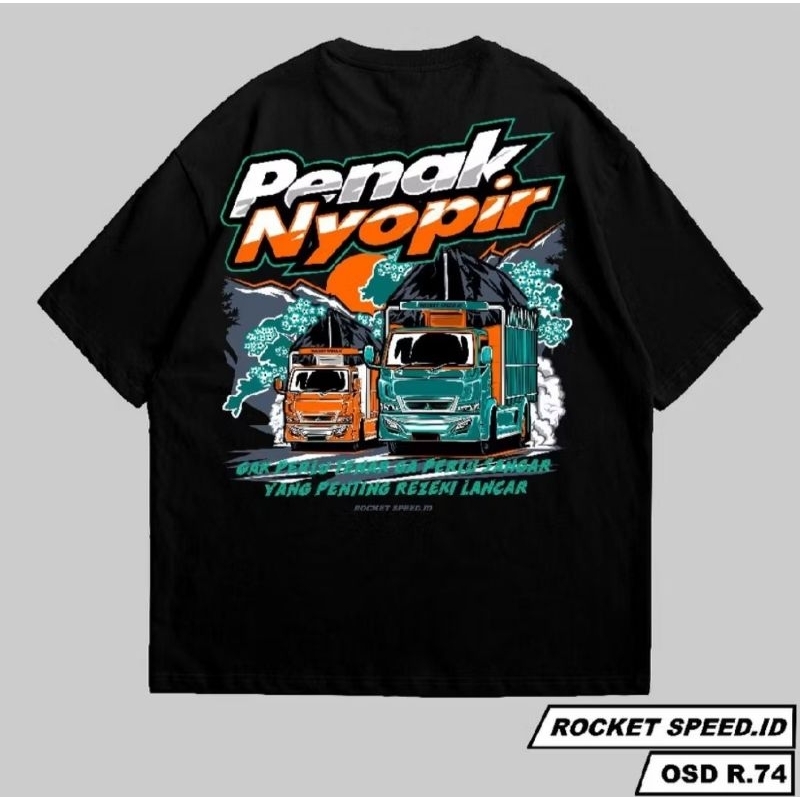 Kaos T-Shirt Truck Penak Nyopir / Kaos Truck / Kaos Truck Fashion | Kaos Truck Distro ~ FREE STIKER