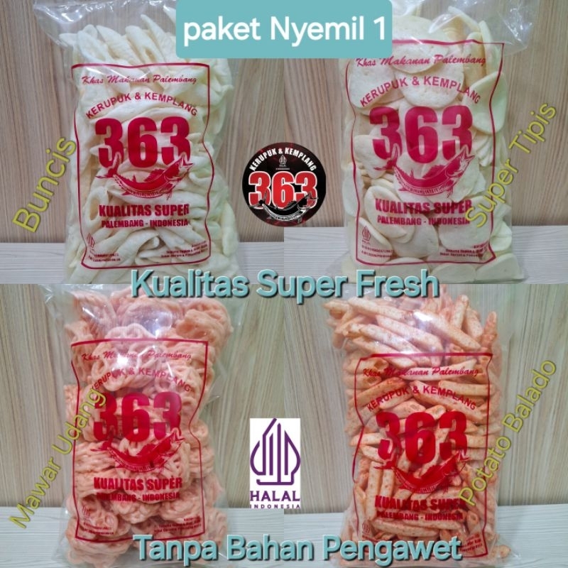 

PAKET Nyemil 1 Kerupuk Kemplang 363 Kualitas Asli Ikan Super Fresh Halal