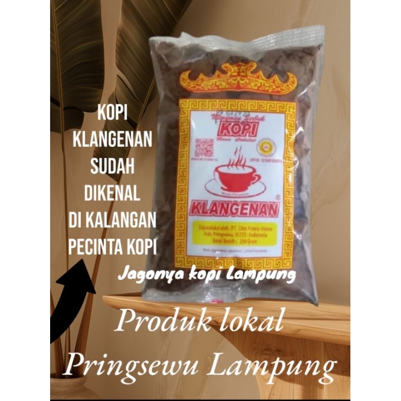 

KOPI BUBUK KLANGENAN,LAMPUNG,1pack(isi 10bungkus)kemasan 200gr