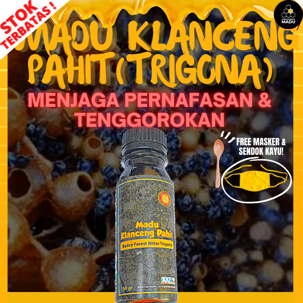 

MADU KLANCENG PAHIT ASLI 100% TANPA CAMPURAN MENJAGA PERNAPASAN DAN TENGGOROKAN , JENIS BIROI 150GR