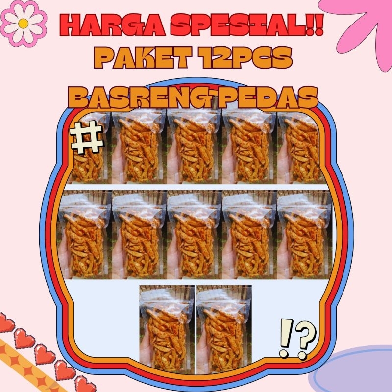

PAKET BASRENG STIK PEDAS DAUN JERUK 12PCS