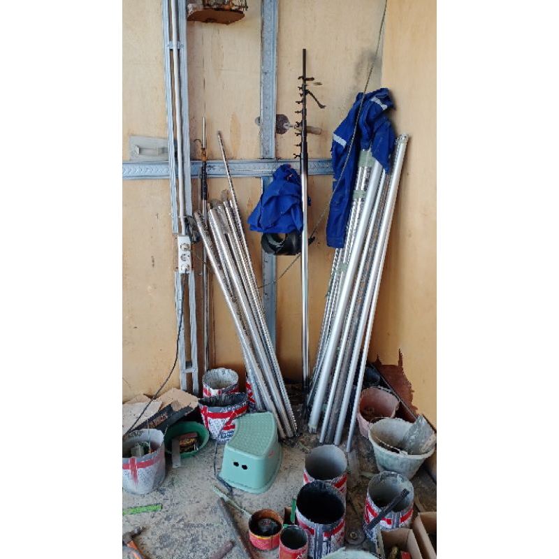 galah perkutut, tegek, joran tegek, pikat burung, bhn stainless 8,5 meter