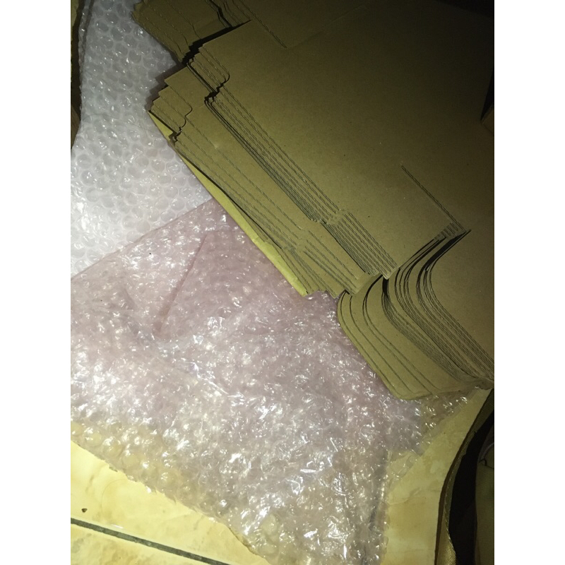 

tambahan packing kardus dan buble