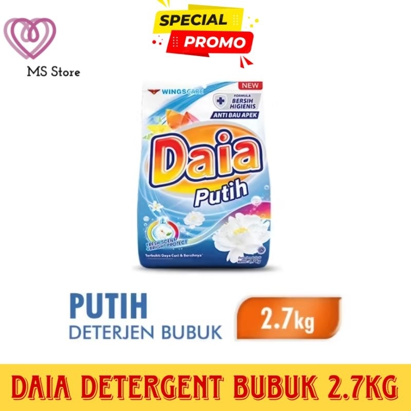 Daia Deterjen Bubuk 2,7 kg