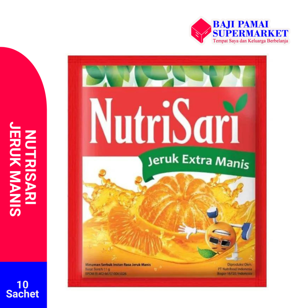 

NUTRISARI JERUK MANIS ISI 10 SACHET @11GR