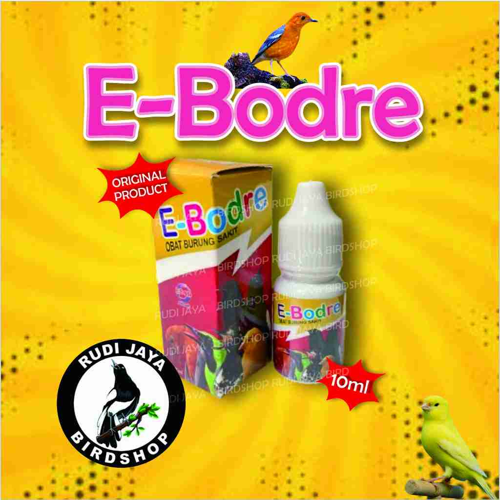 E-BODRE EBODRE EBOD JAYA OBAT BURUNG SAKIT INFEKSI SALURAN PERNAFASAN SERAK PENCERNAAN FLU BATUK