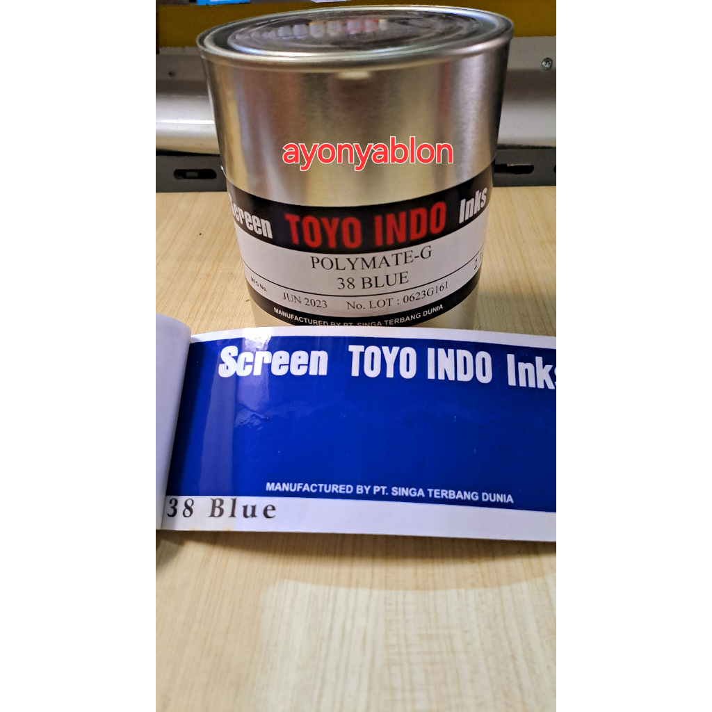 

Tinta Sablon Toyo Indo Polymate - G: Solusi Terbaik untuk Hasil Cetak Berkualitas Tinggi, Warna Tajam, dan Tahan Lama! Pilihan Tepat untuk Kebutuhan Sablon Anda, Diformulasikan Ramah Lingkungan dan Mudah Digunakan di Berbagai Jenis Permukaan.