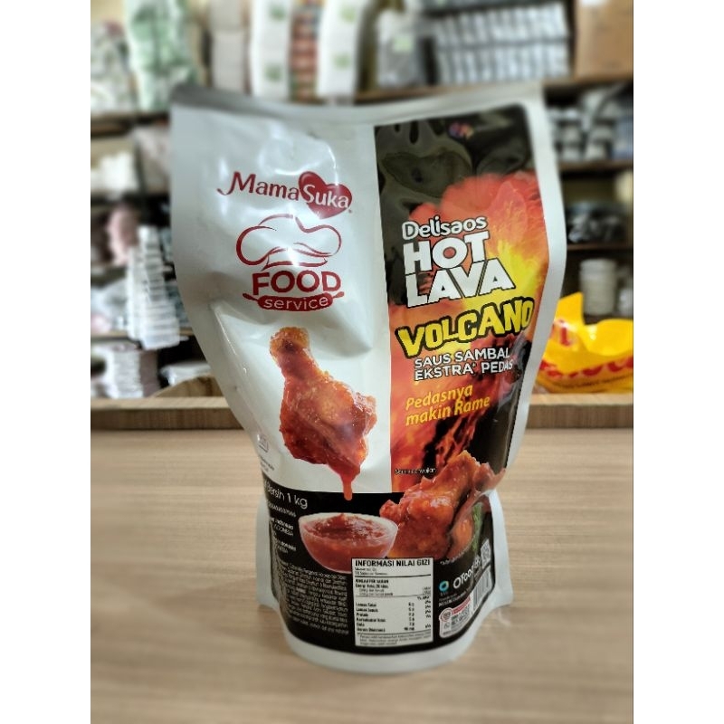 

Saus Sambal Extra Pedas Volcano Mamasuka 1kg