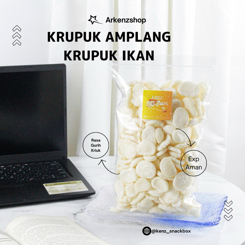 

Kerupuk Ikan Kemplang Mini Palembang Krupuk Amplang Mini Tengiri Snack Kiloan Murah