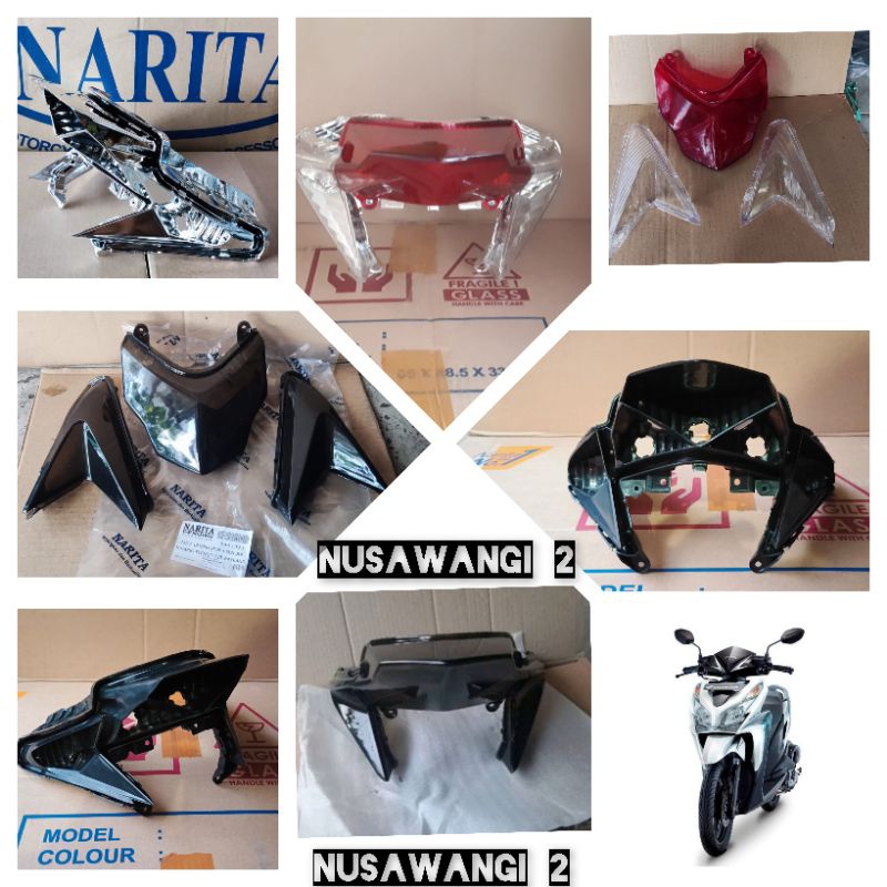 Lampu Stop Belakang Daleman Hitam Plus Mika Belakang Vario 125F1 old 2013 .