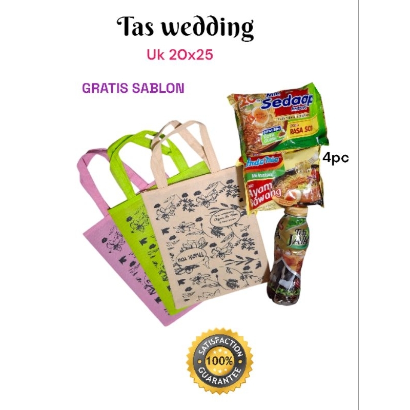 

tas spunbond BISA REQUES WARNA SABLON Tas souvenir pernikahan goodie bag Tas bingkisan Tas ulang tahun Tas hajatan uk 20x25cm