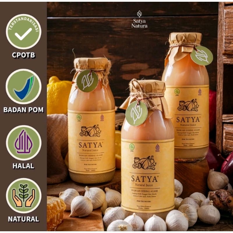 

Satya Jus Bawang Putih Tunggal | Alami Herbal 100% ORI