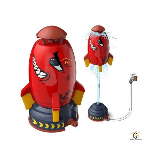 Mainan Anak Roket Rocket Air Water Jet Sprinkler Toy Kids Mainan Anak Miniatur Roket