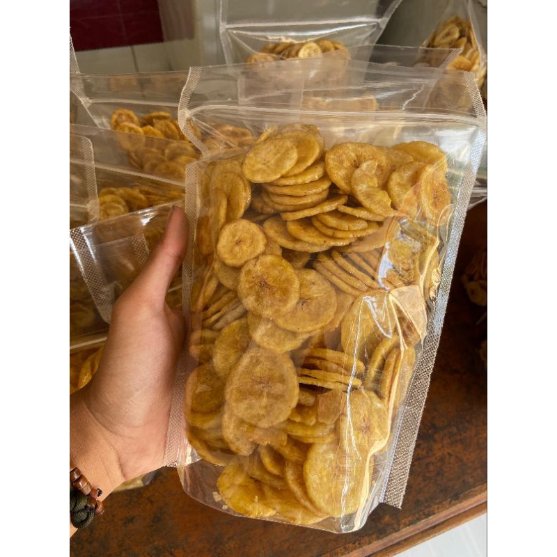 

kripik pisang kripik pisang coin manis madu 100℅ asli renyah bikin nagih 500gr termurah