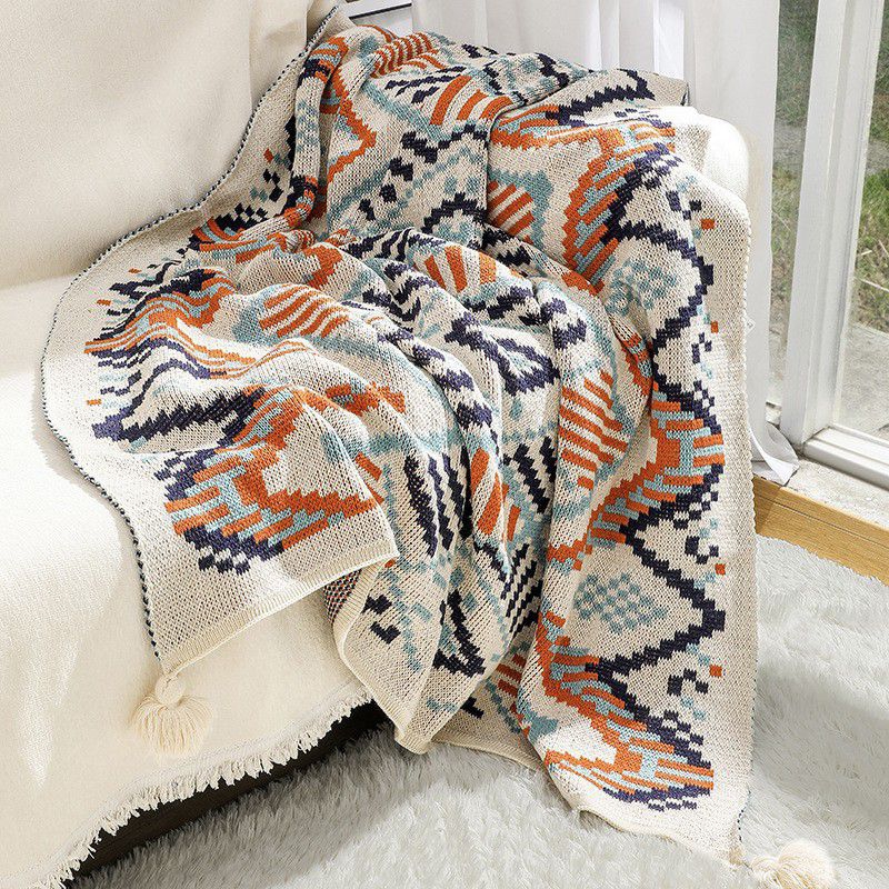 Piyugardening Bohemian Sofa Blanket Bedspread Penutup Sofa Selimut Sofa Throw Blanket