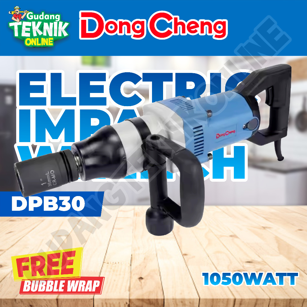 Impact Wrench LISTRIK DPB30 DONGCHENG / Electric Impact Wrench Alat Pembuka Baut Mur LISTRIK DPB-30 
