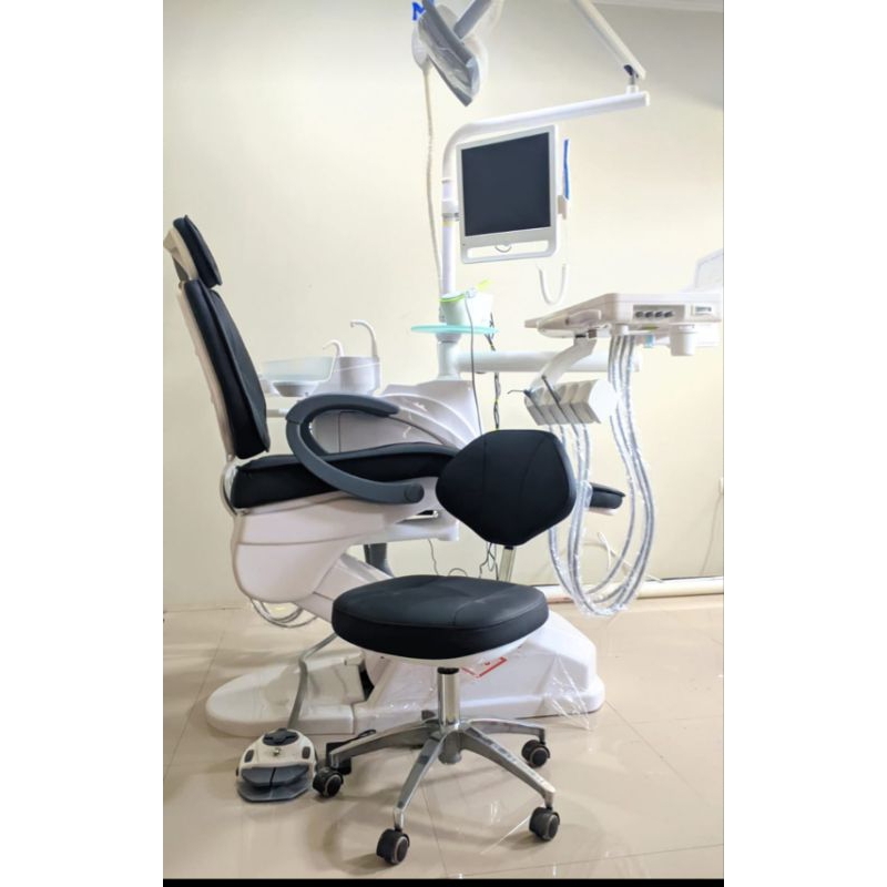 NEW DENTAL UNIT SMIC/DENTAL CHAIR COMPLETE FULL ELECTRIC LAMPU LED/ PAKET COMPLETE