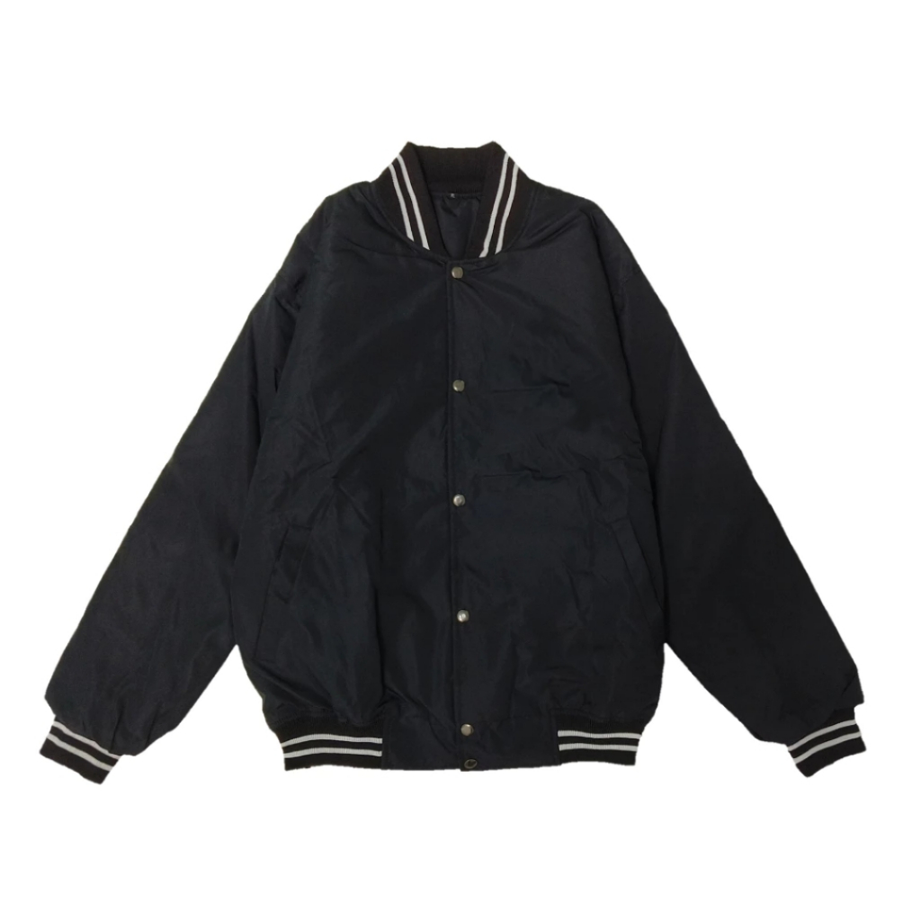 ECCHESS Jaket Varsity Baseball Polos Casual Outfit Varsity Baseball Jaket Polos Unisex