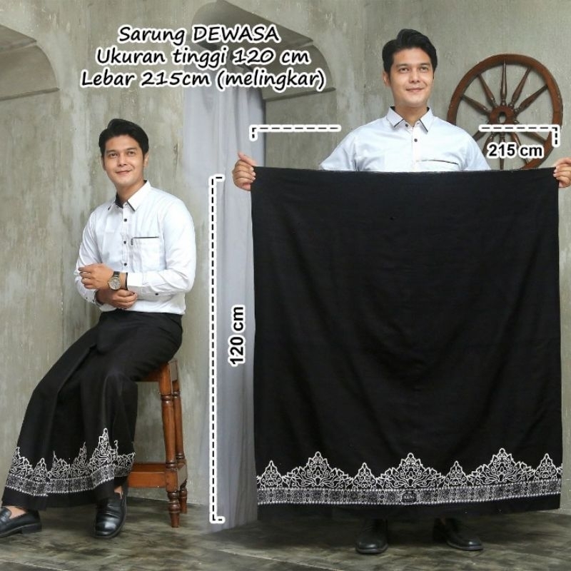 Motif TUMPAL Kain RAYON PREMIUM Sarung Pekalongan Gus Sarung Pria/Wanita Dewasa Muslim Sarung Goyor 