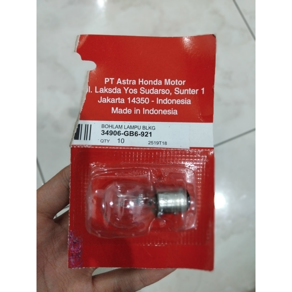 BOHLAM LAMPU BELAKANG STOP GB6 12V 34906-GB6-921