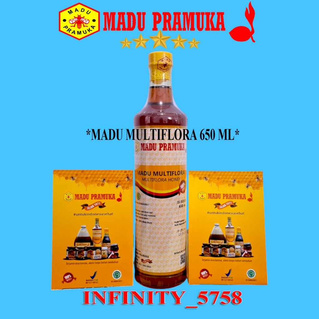

MADU MULTIFLORA MADU PRAMUKA 650 ML