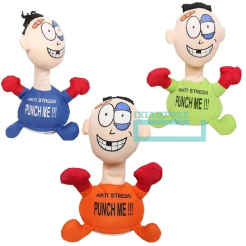 Mainan Anak Dewasa Boneka Tonjok Pukul Tangan Punching Doll Boneka Kapas Anti Stres Kado Hadiah Ulta