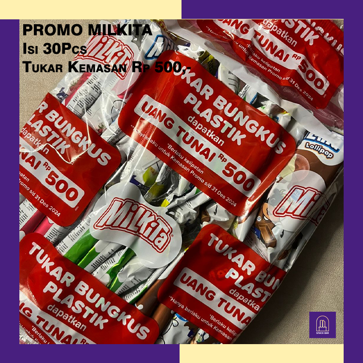 

[PROMO TUKAR KEMASAN] Milkita Lolypop Isi 30pcs Renteng - Milkita Renteng