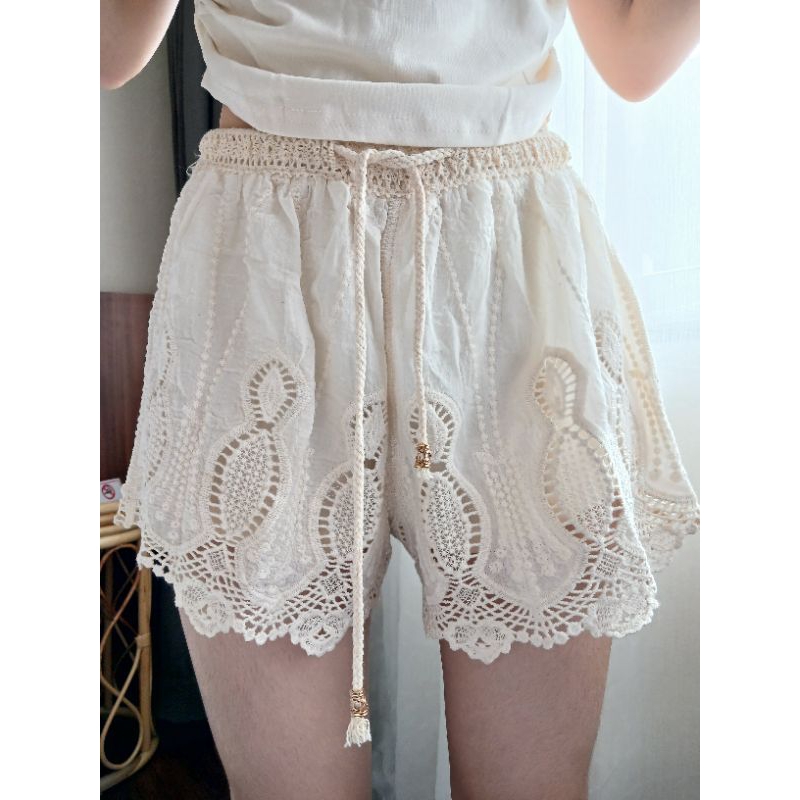 Belilagi [N E W ] - Celana Pendek Pantai Cream/Celpen Pantai Summer musim panas limited edition/Cela