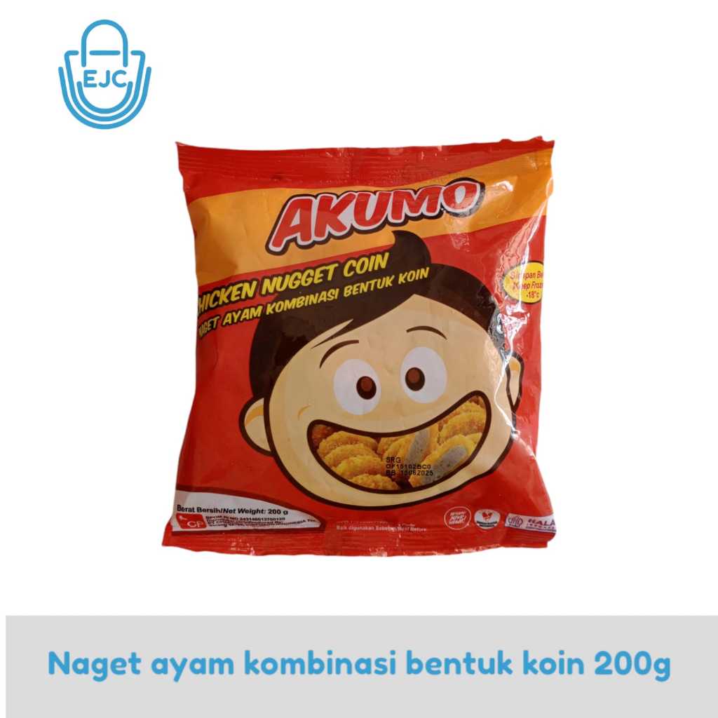 

NUGGET AYAM KOMBINASI BENTUK COIN AKUMO 200GR