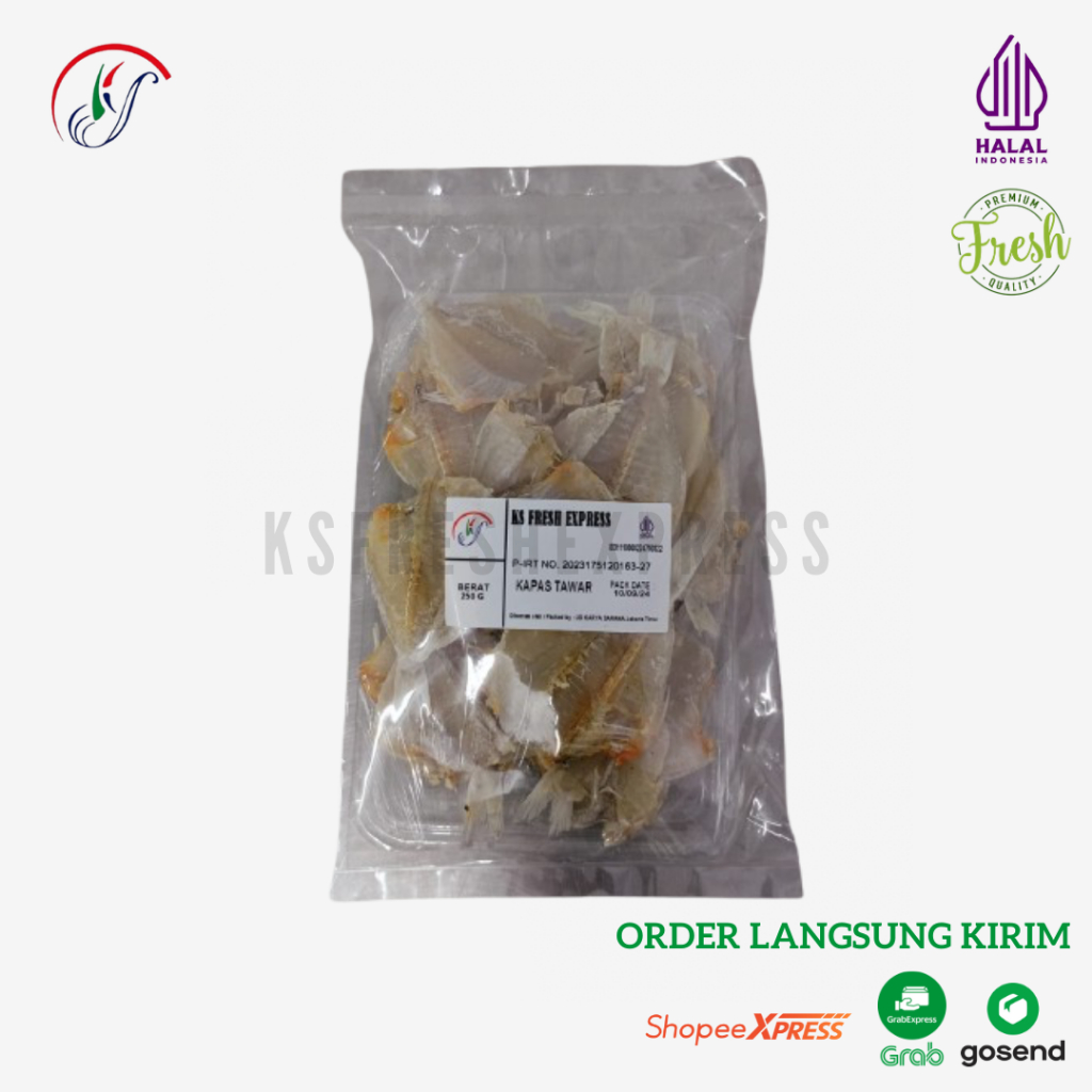 

KSfreshexpress Ikan Asin Kapasan 100gr 250gr 500gr 1KG Murni Organik Fresh Bersih Pilihan Rempah Bumbu Kualitas Terbaik Ikan Kualitas Premium