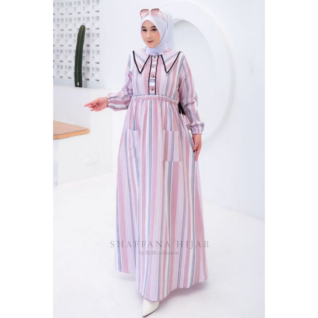 GAMIS KATUN HARUKA SALUR MELVIN DRESS SOPIA/COD/ALLENZA GAMIS   SALUR KATUN HARUKA TRISET WANITA TER