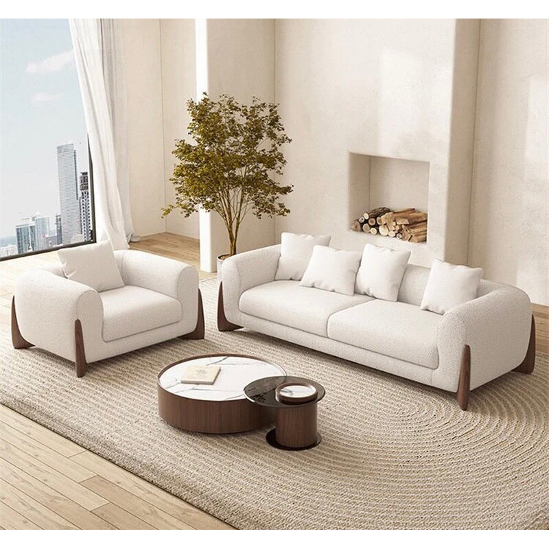 Sofa Tamu Minimalis Set Sofa Tamu Modern Kursi Sofa Kayu Jati Mewah Sofa Busa Tebal