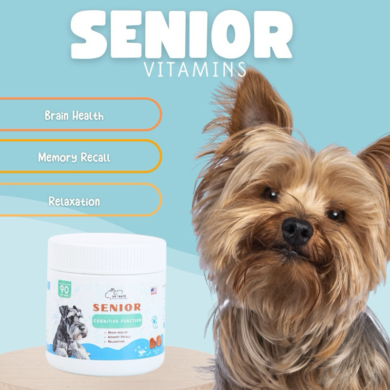 DrToots SENIOR Chew/ Multivitamin Kesehatan Anjing Dewasa Tua Multifungsi Vitamin