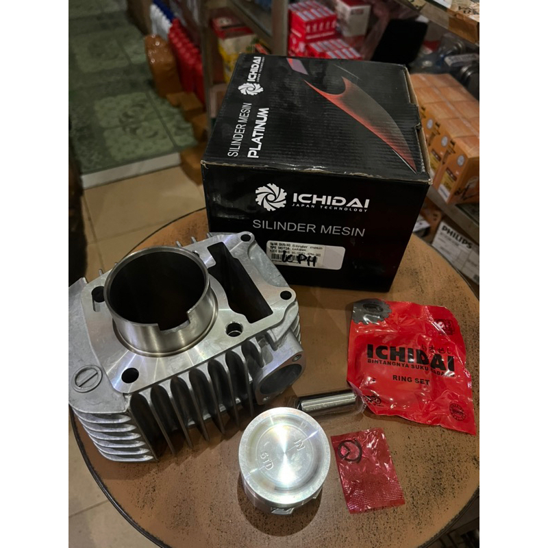 BLOK MESIN COMPLETE PISTON KIT STANDAR KARISMA SUPRA X 125 KIRANA