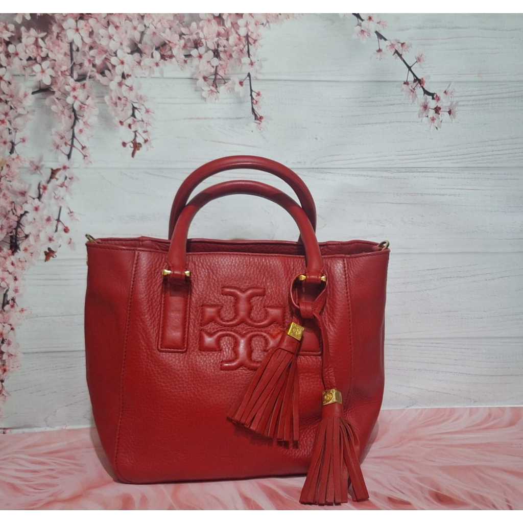 PL TB Thea mini bucket bag RED