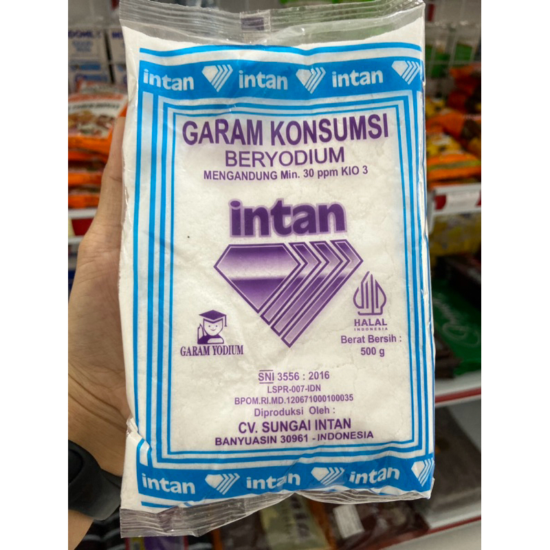 

garam beryodium merk intan 150 g- 500g