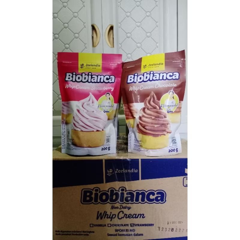 

BIOBIANCA WHIP CREAM 200/400 GRAM ~ PREMIUM WHIP CREAM ~ ORIGINAL