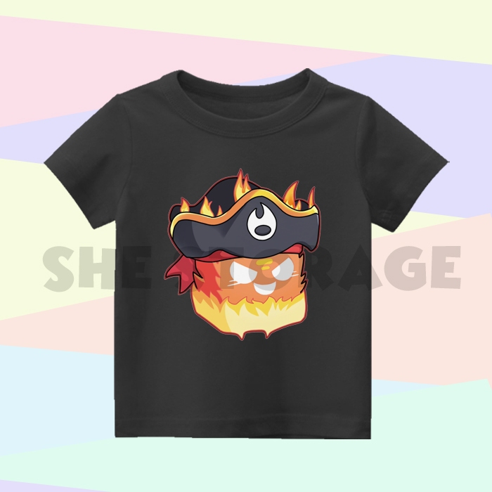 BAJU ANAK KAOS ANAK FLAME BLOX FRUITS / BLOX FRUITS BAJAK LAUT