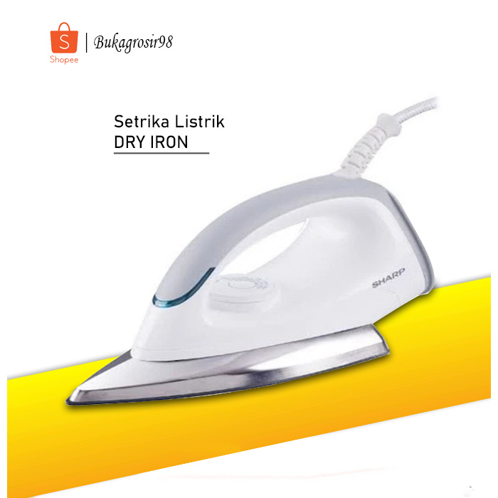 Setrika Sharp Murah EL N10 (White / Grey) / setrika listrik / setrika