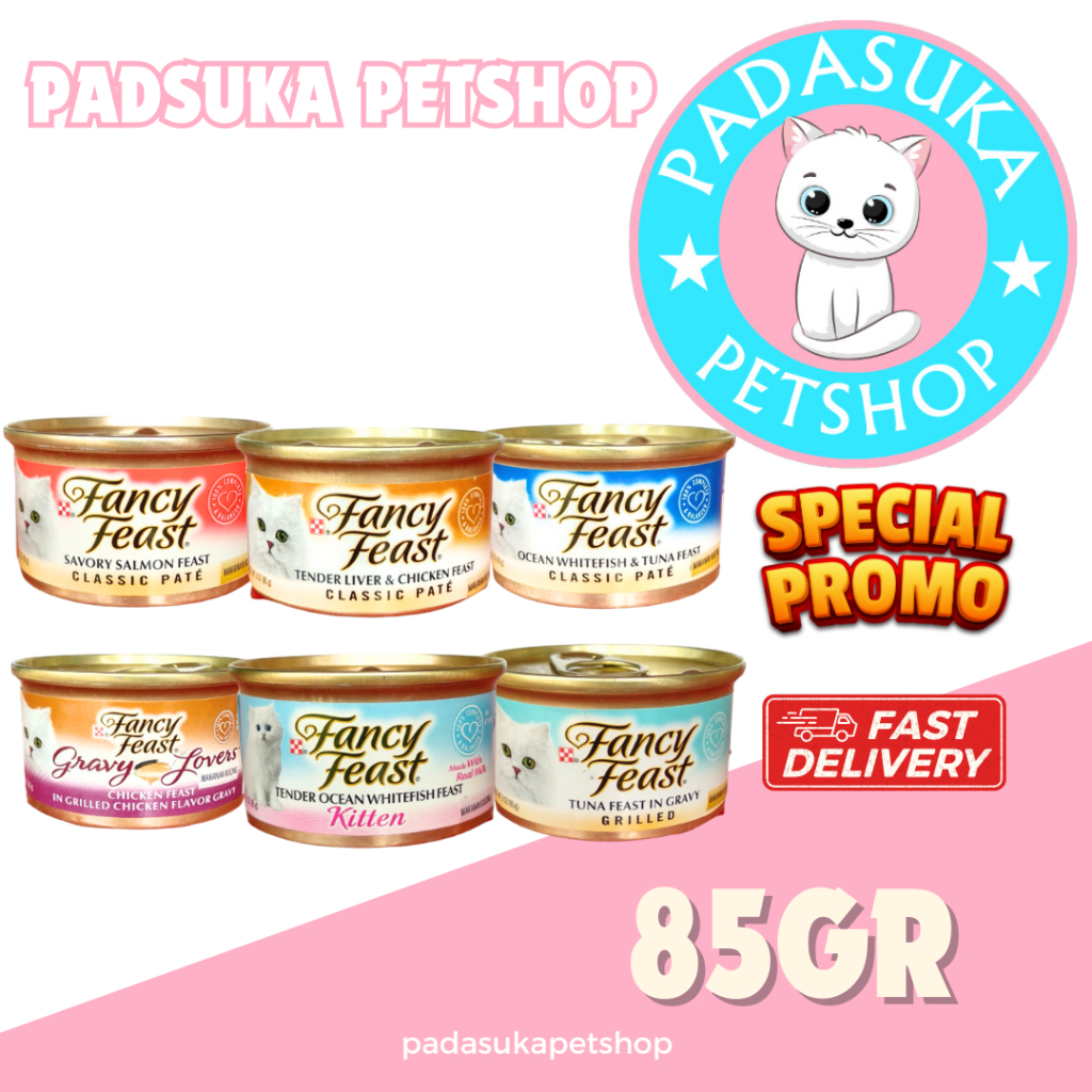 FANCY FEAST CAT WET FOOD 85GR all variant