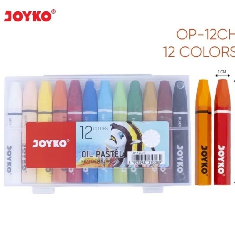 

CRAYON OIL PASTEL JOYKO 12 COLORS