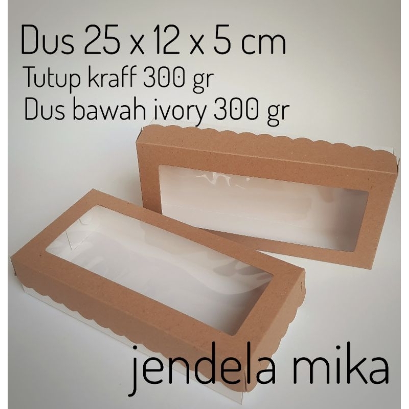 

Dus brownies 25x12x5cm box brownies kotak kue brownies