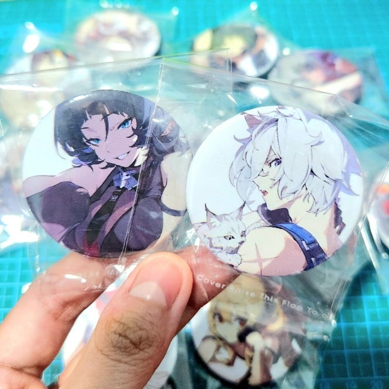 Zenless Zone Zero - Pin Up Button / Pin Press Peniti Unofficial 44mm / 58mm [Mindscape Cinema 6 ver]