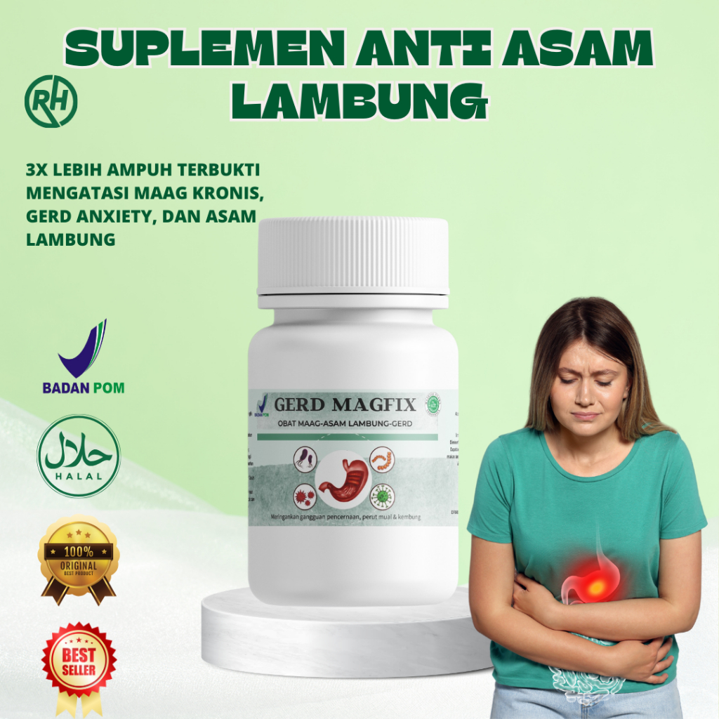 Gerd Magfix obat membantu meredakan gerd, maag, asam lambung naik, tukak lambung dan iritasi pada sa