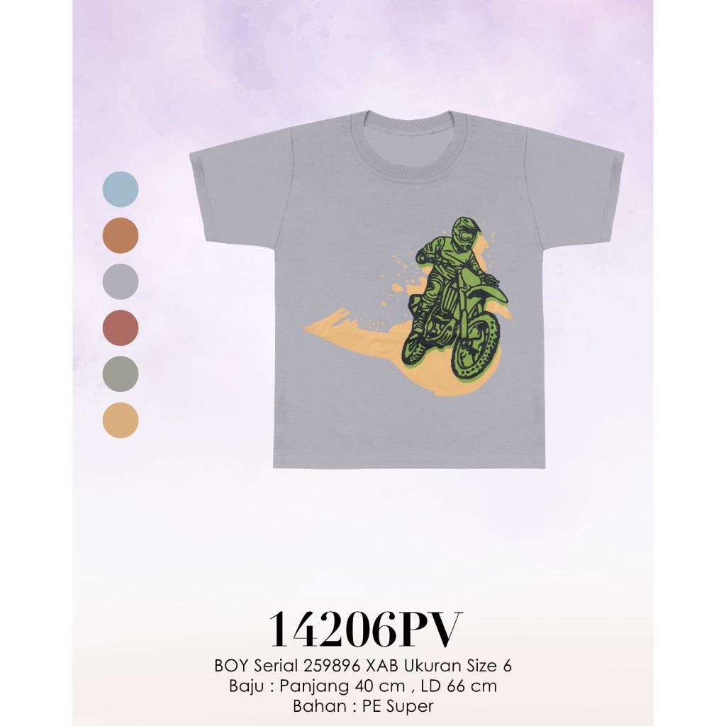 LEMONE KAOS ANAK 142 PV/Baju Kaos Anak Laki Laki Cowok