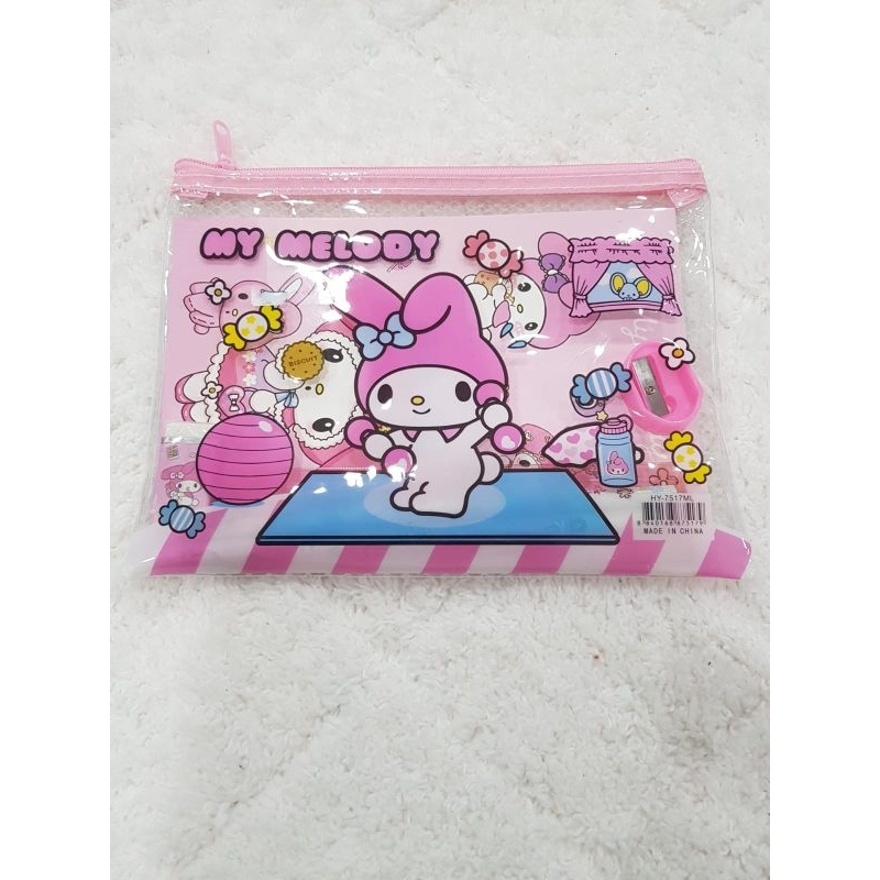 

Sanrio stationery set tas mika sedang 7in1