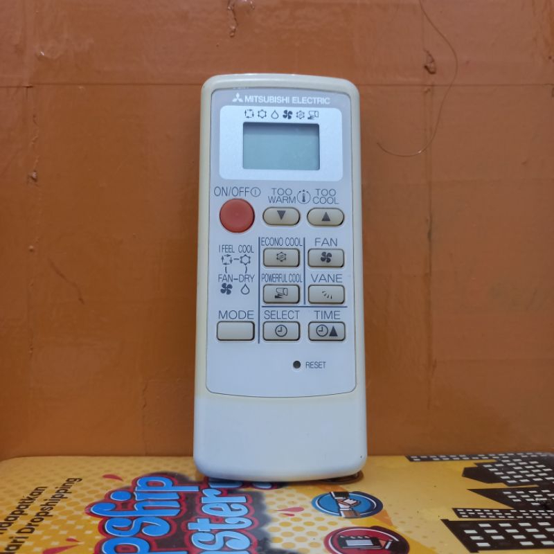 REMOTE ORIGINAL AC ORIGINAL MITSUBISHI ELECTRIC